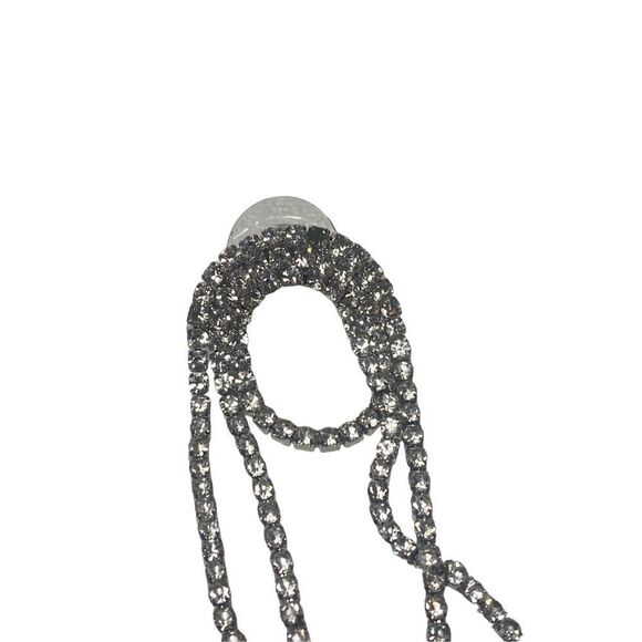 Amber Sceats Diamond Dangle Earring in Silver Defect - Picture 3 of 3